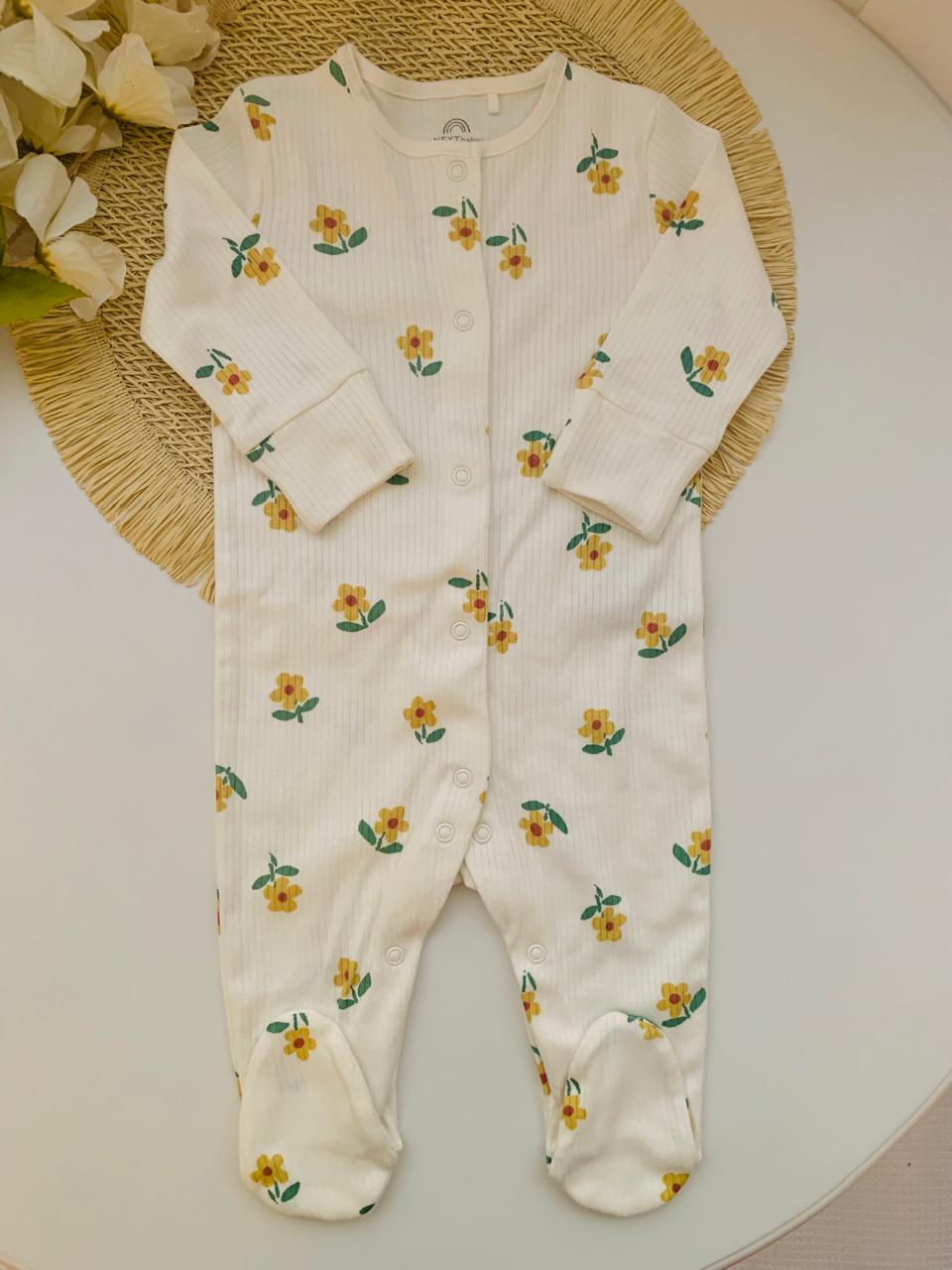 Next Floral Sleepsuit