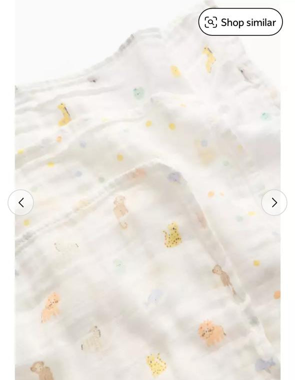 Tu Clothing Pack of 2 Muslin Squares