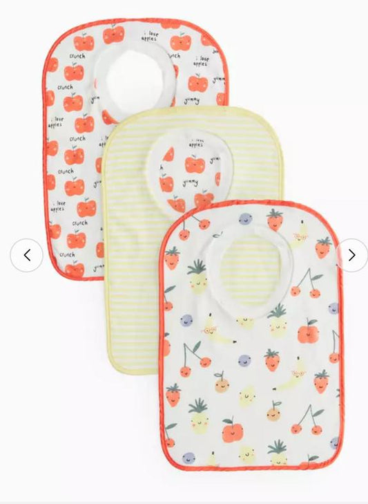 Tu Clothing Pack of 3 feeding Bibs