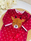 Fleece Embroidered Deer Sleepsuit