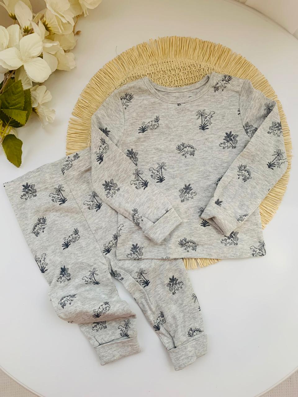 Tu Clothing printed Dino Shirt & Trouser Set