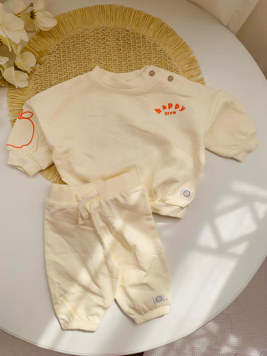 George "Happy Crew" Sweat Shirt & Trouser Set