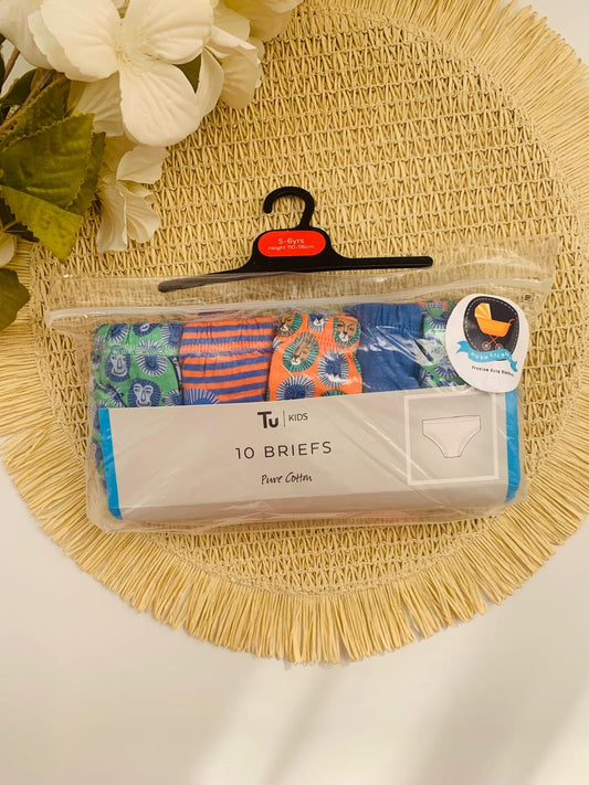 Tu Clothing Pack of 10 Briefs