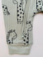 Next Giraffe Print Sleepsuit