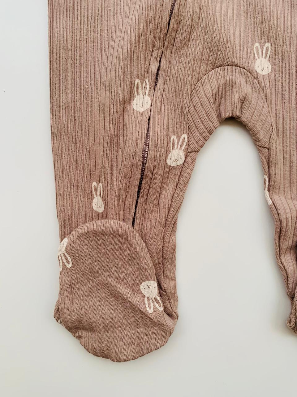 George Bunny Face Sleepsuit