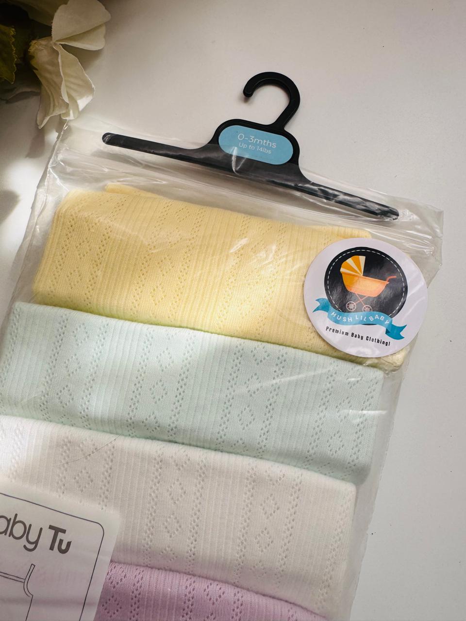 Tu Clothing Pack of 5 Strappy textured Ribbed Bodysuits