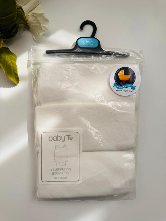 Tu Clothing Pack of 3 Sleeveless Bodysuits