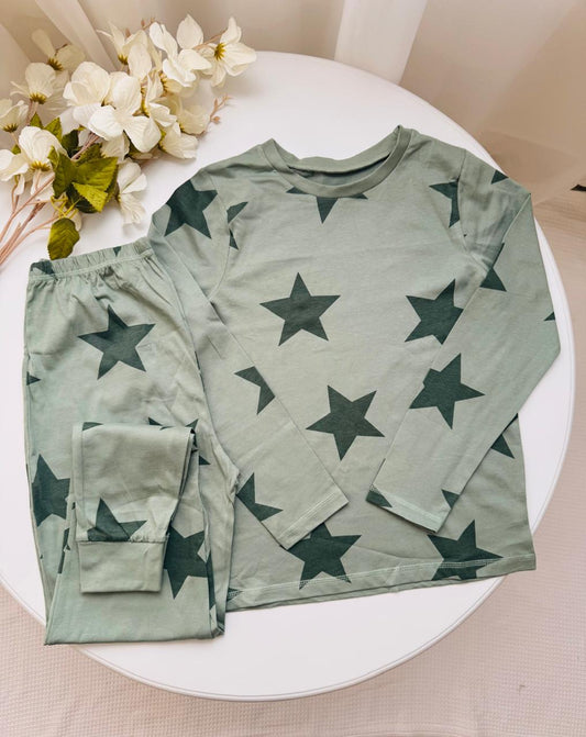 George Star Print Shirt & Trouser Set