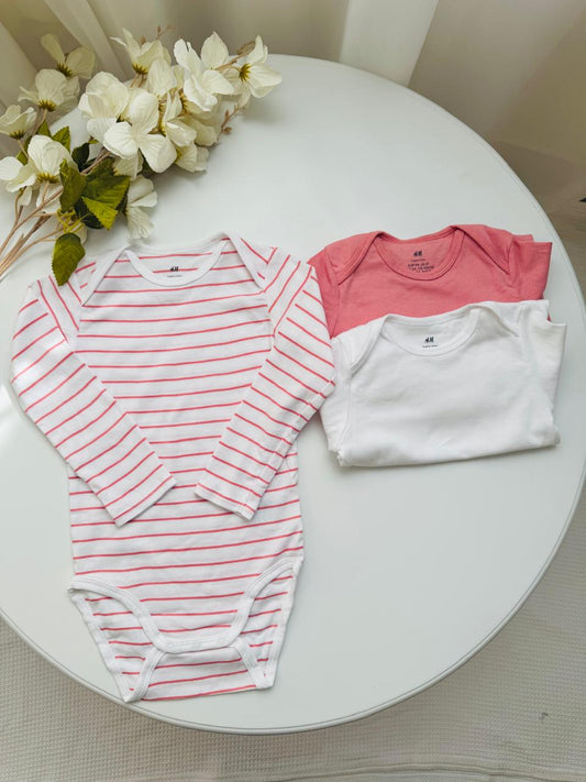 H&M Pack of 3 Bodysuits