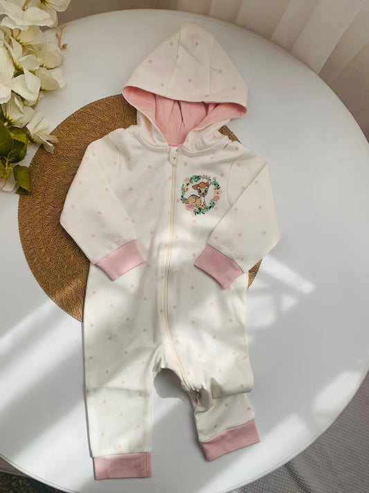 George Embroidered Bambi sleepsuit