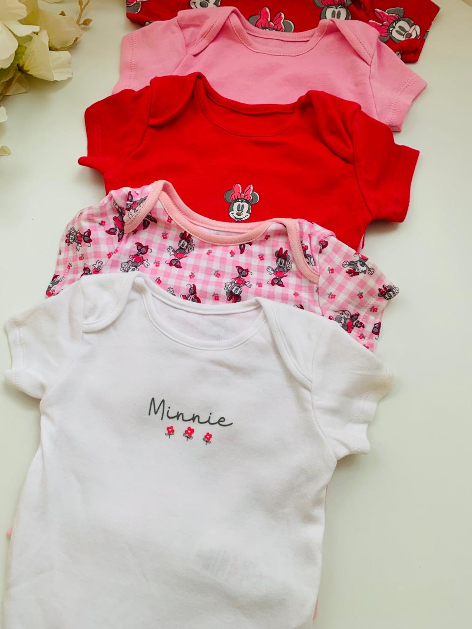 George Pack of 5 Half Sleeves Bodysuits