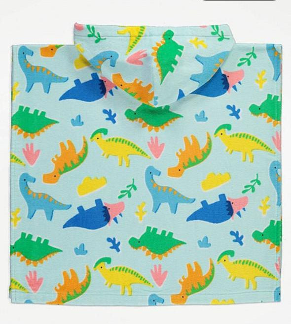 George Dinosaur Hooded Towel