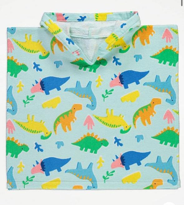 George Dinosaur Hooded Towel
