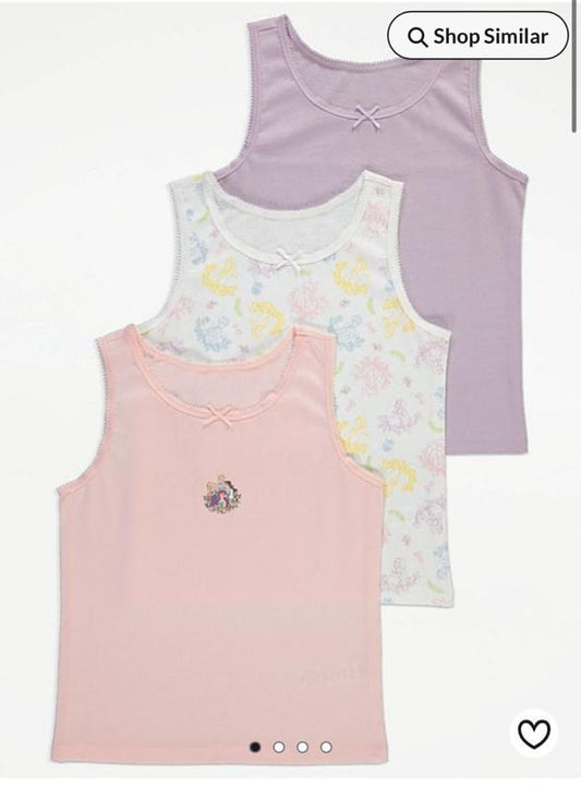 George Pack of 3 Disney Princess Vests