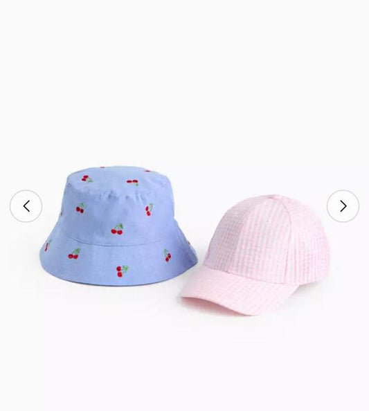 Tu Clothing Cherry Bucket Hat & Cap set