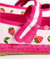 Tu Clothing Embroidered strawberries Slip-On Pumps