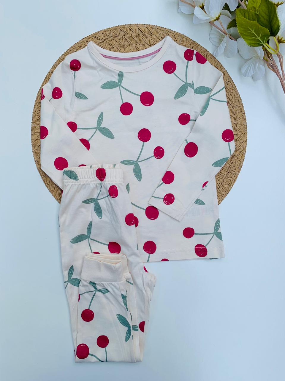 George Cherry Print Shirt & Trouser Set