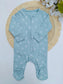 George Flower Print Sleepsuit