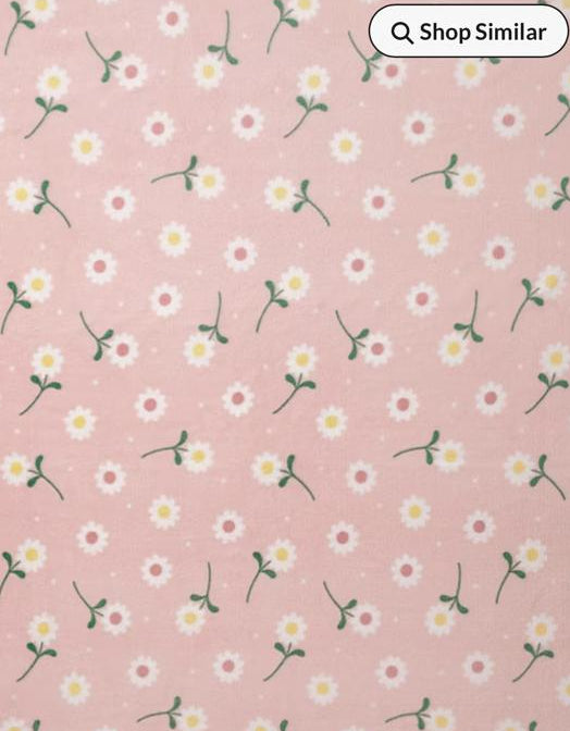 George Daisy Fleece Blanket