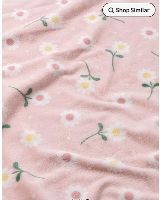 George Daisy Fleece Blanket