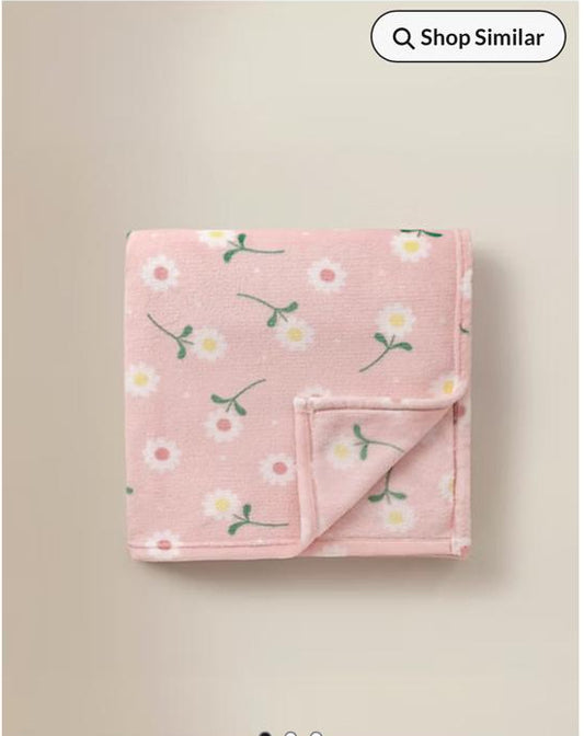 George Daisy Fleece Blanket