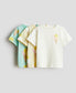 H&M Pack of 3 Ice Cream Shirts