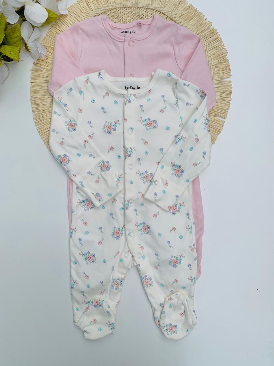Tu Clothing Pack of 2 Sleepsuits