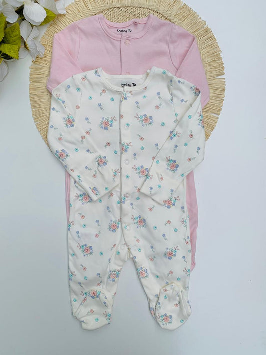 Tu Clothing Pack of 2 Sleepsuits