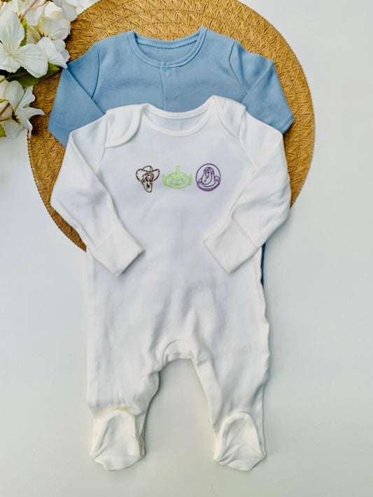 George Pack of 2 Sleepsuits