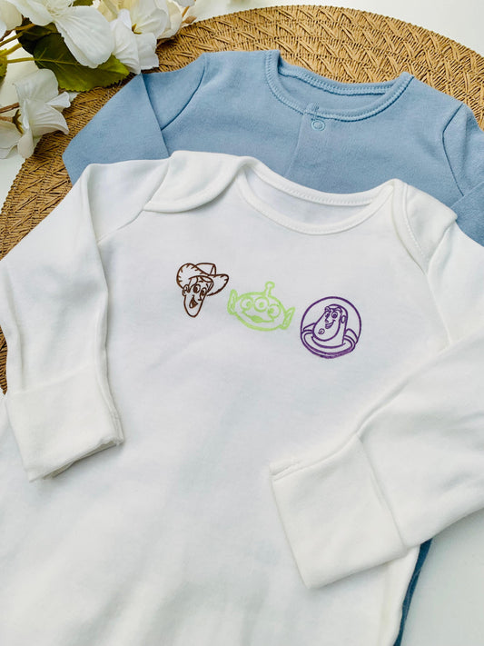 George Pack of 2 Sleepsuits