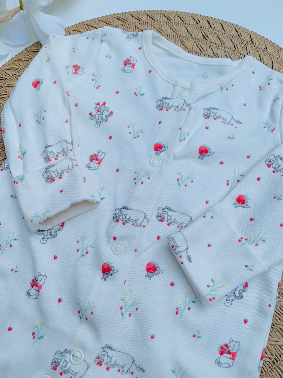 George Pooh Floral Sleepsuit