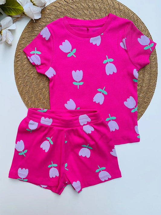 George Floral Shirt & Shorts Set