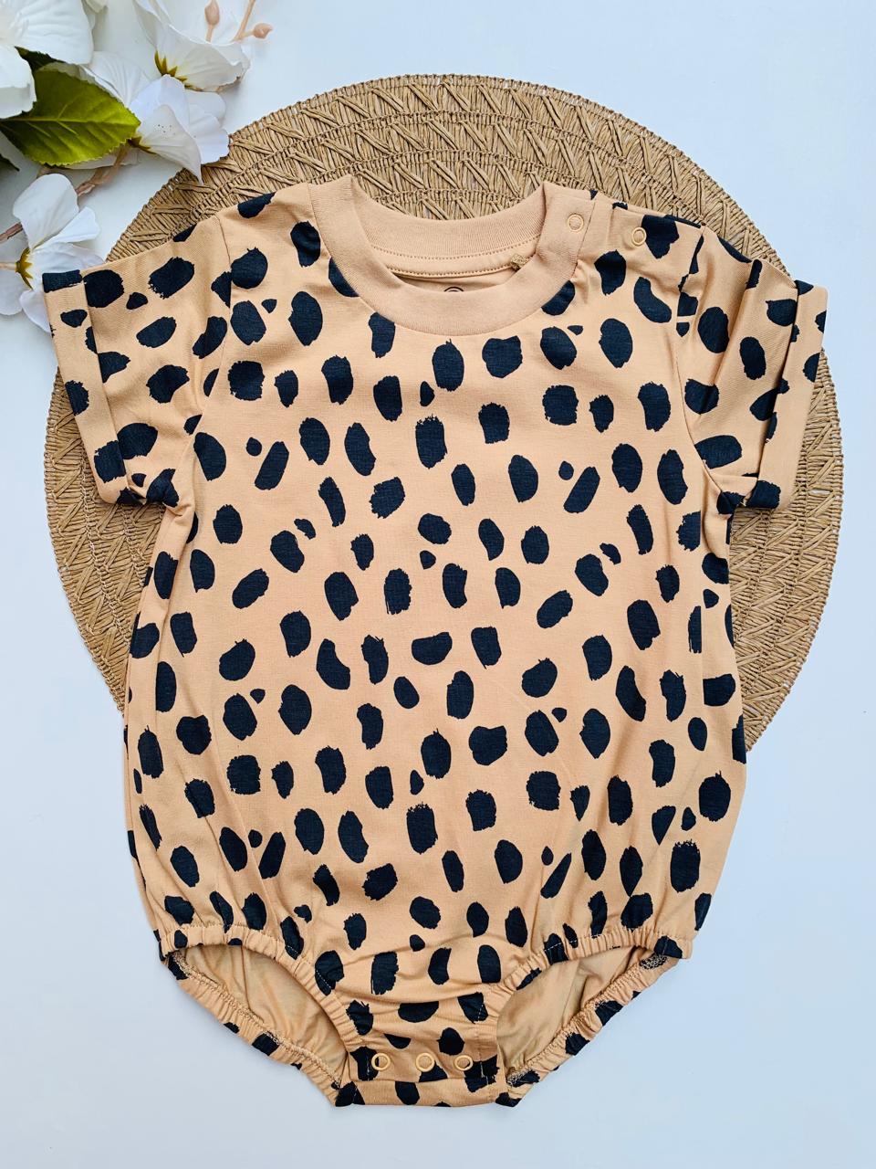Next Tan Leopard Romper