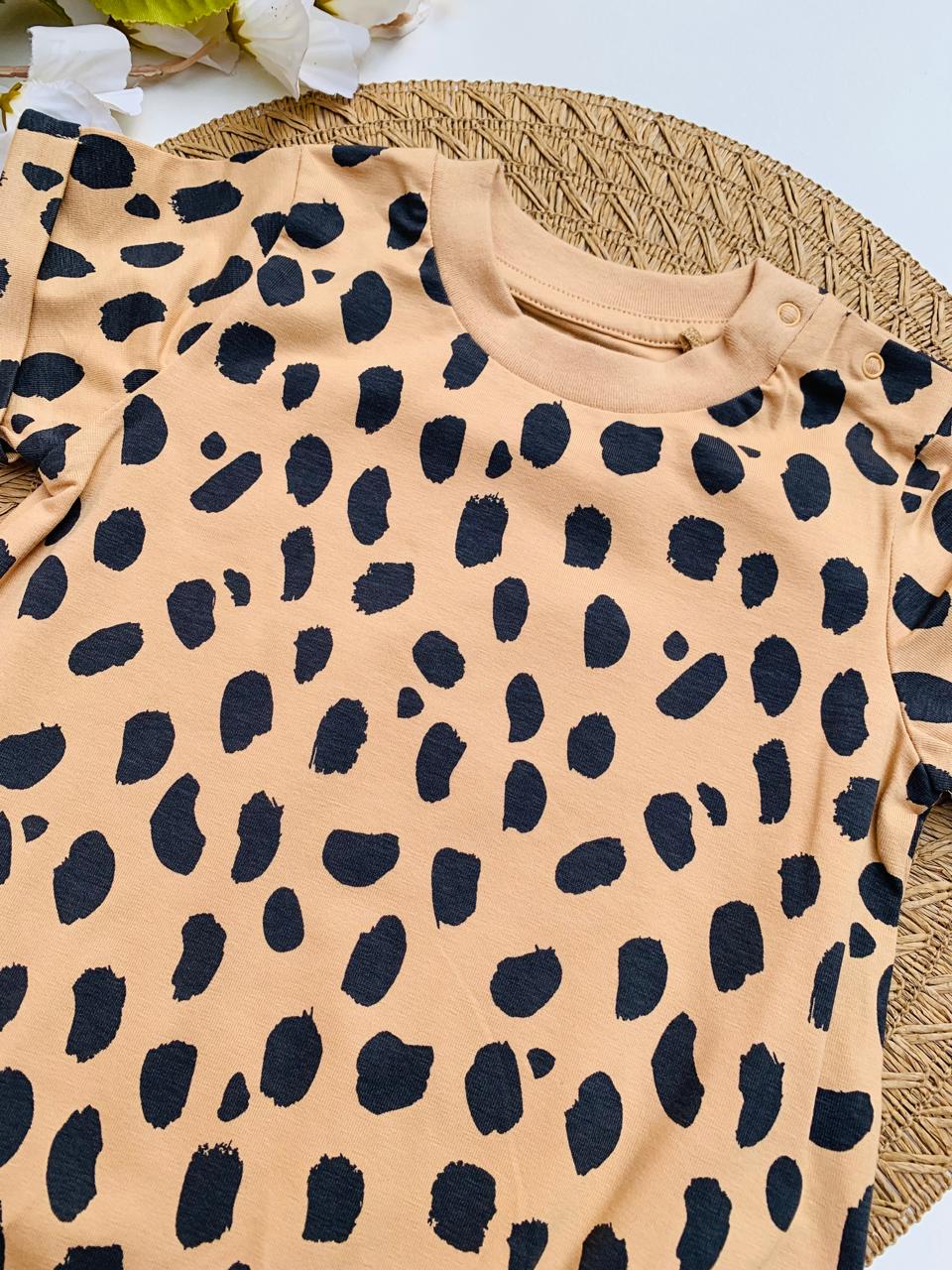 Next Tan Leopard Romper