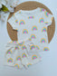 George Rainbow Shirt & Shorts Set