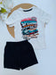 George "Speed Way" Shirt & Short Set