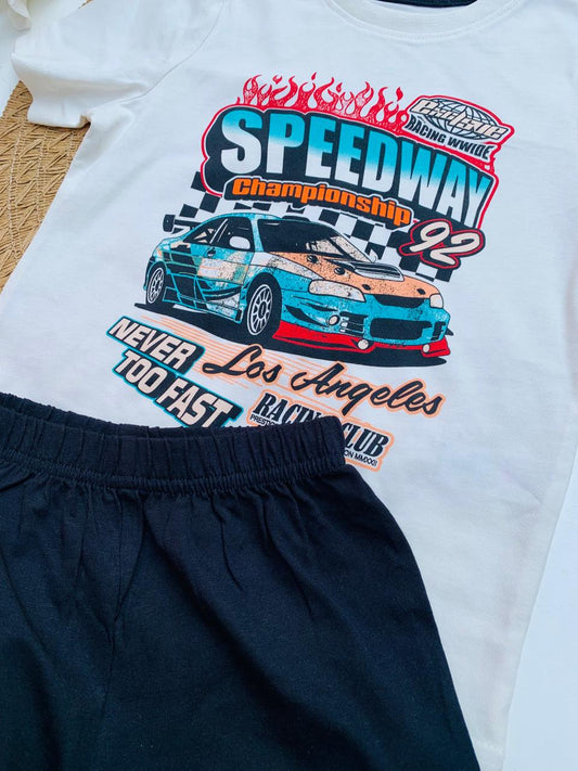 George "Speed Way" Shirt & Short Set