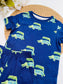 George Print Shirt & Short Set