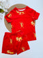 George Lion Print Shirt & Short Set