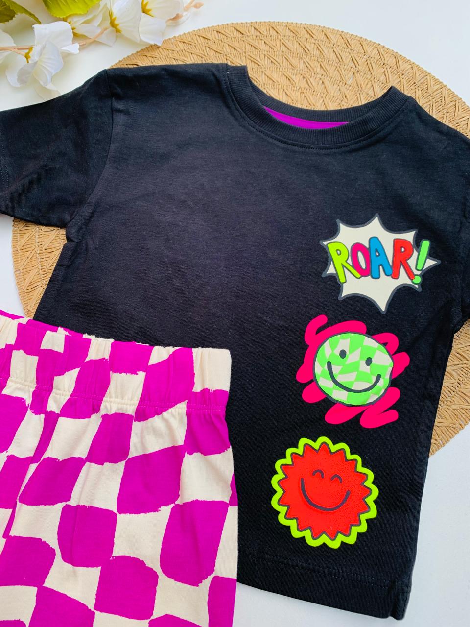 Next "Roar" Shirt & Shorts Set