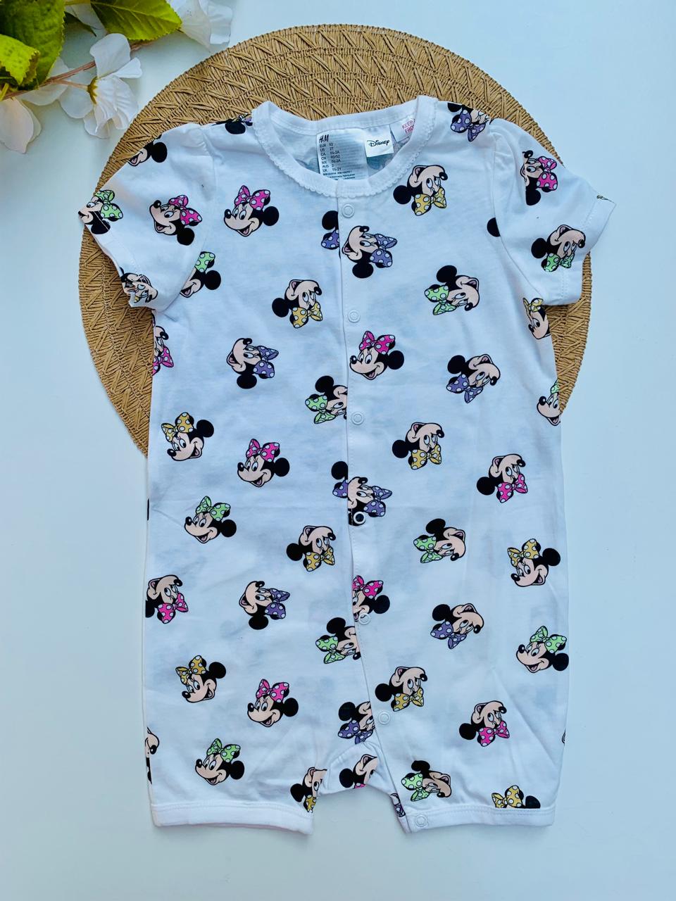 H&M Mickey Print Romper