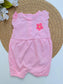 George One-Sided Embroidery Flower Romper