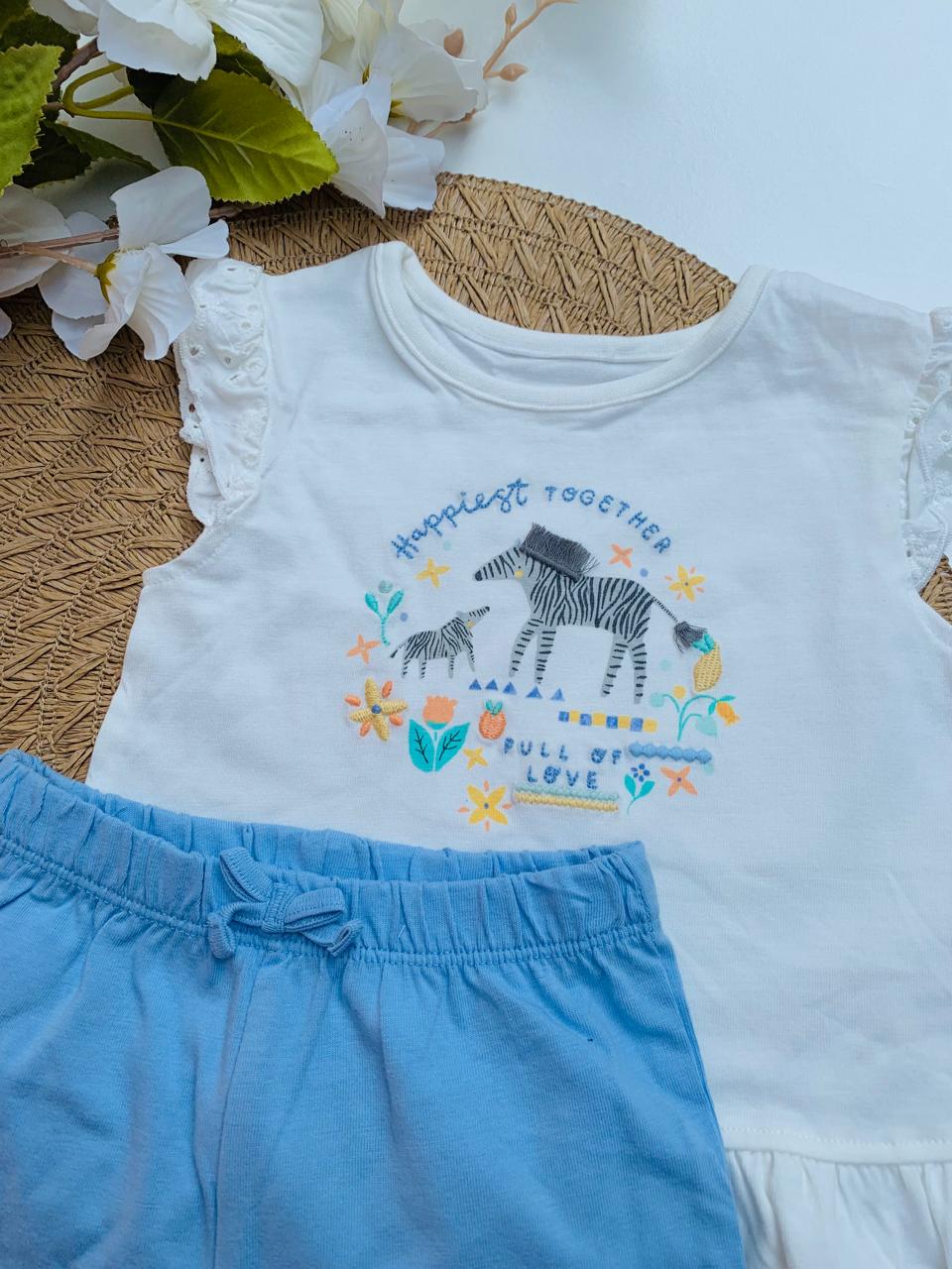 George "Happiest Together" Shirt & Shorts Set