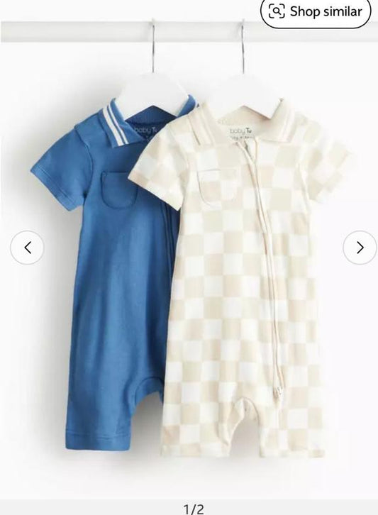 Tu Clothing Pack of 2 Rompers