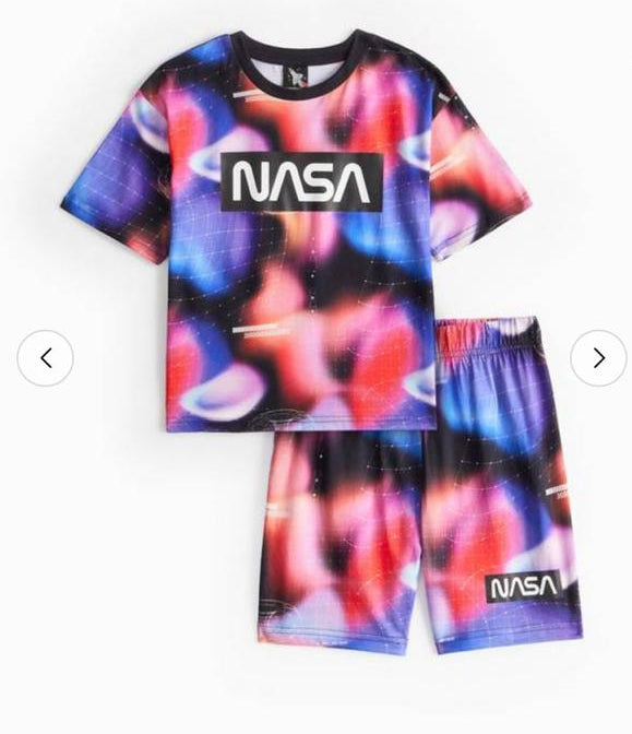 Tu Clothing "NASA" Shirt & Shorts Set