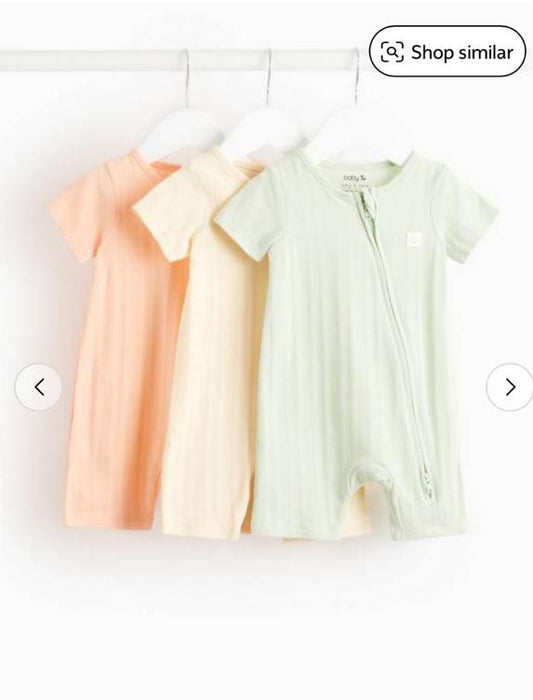 Tu Clothing Pack of 3 Rompers