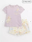 Tu Clothing Appliquéd Bunny Shirt & Shorts Set