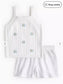 Tu Clothing Shells Embroidered Shirt & Shorts Set