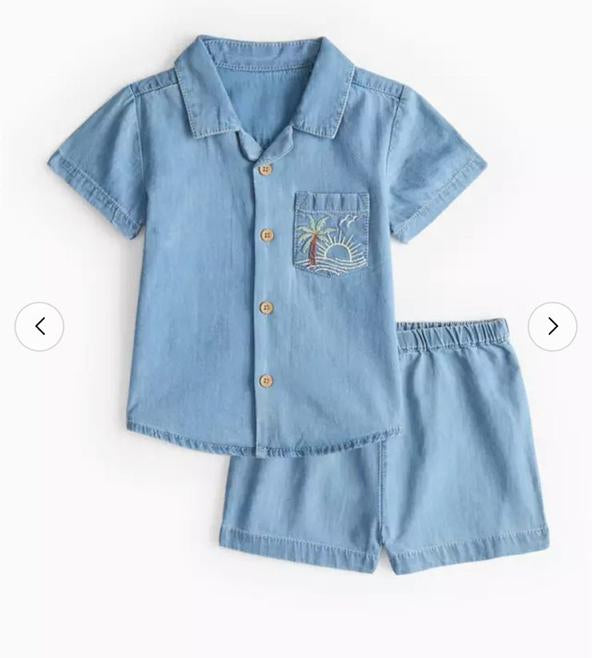 Tu Clothing Shirt & Short Set
