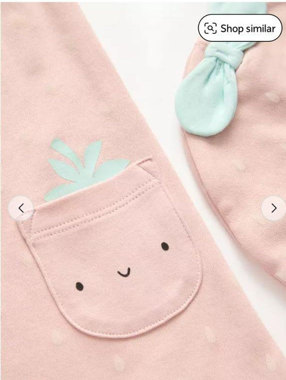 Tu Clothing Romper & Cap Set